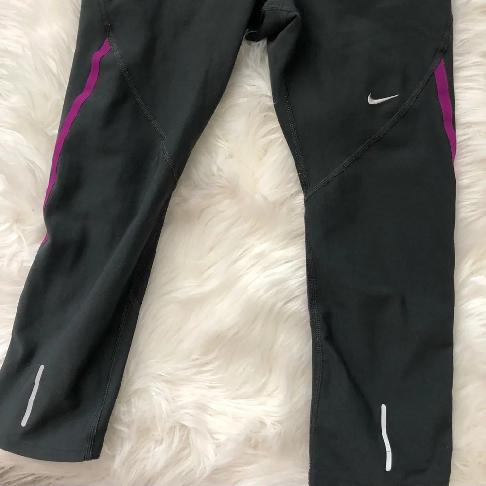 Nike Dri Fit capri leggings grey M - Picture 2 of 4